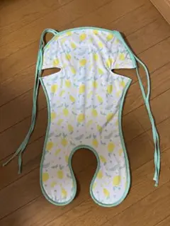 レモン柄チャイルドシートカバー　ベビーカーシートカバー