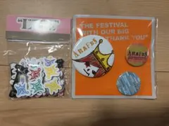 ARAFES 缶バッジ・ステッカーセット　嵐　LOVE フレークシール