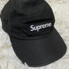 Supreme ミリタリーキャンプ キャップ 帽子　ブラック