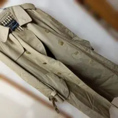 中古＊腕穴あり＊難あり＊バーバリー コート ＊ベージュ色＊ヴィンテージ身長170
