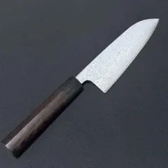 包丁 出刃包丁 白二鋼 ダマスカス 紫檀シノギ柄 165mm | Mercari