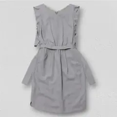 Apuweiser-riche バックレースタイトワンピース☆グレー ドレスのサムネイル