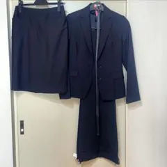 洋服の青山 ブラック リクルートスーツ レディース4点セット 11・13・15号