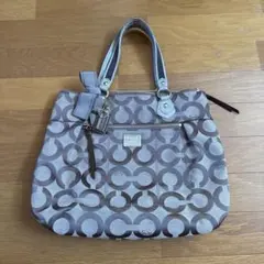 COACH トートバッグ ベージュ/ブラウン