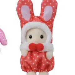 赤ちゃんカラフルウサギコスチューム