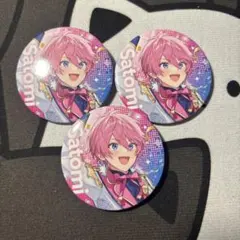 すとぷり　すとふぇす　缶バッジ　さとみ　×3