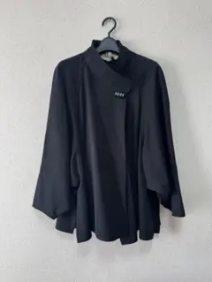chloe 黒 ノーカラージャケット フレア ドルマン　スリーブのサムネイル