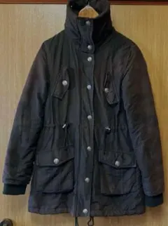 光沢ブルゾンジャンパーコート