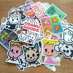 OSAMU オサムグッズ ステッカー フリークシール 58枚