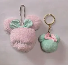 ディズニーストラップ、ミニーぬいぐるみ