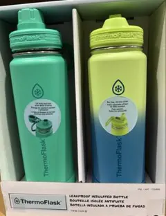サーモフラスク　ステンレス真空断熱ボトル 2本セット　ThermoFlaskのサムネイル