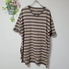 Samansa Mos2 blue【F】Tシャツ✨半袖カットソー カジュアル