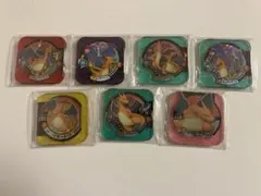 ポケモントレッタ　m5960　マスター　トロフィー　リザードン　７枚セット