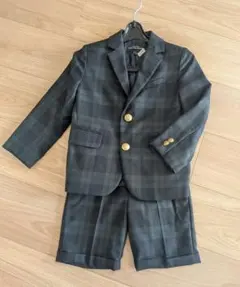 GREEN LABEL RELAXING スーツ チェック 110cm