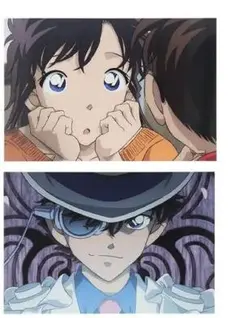 名探偵コナンプラザ 劇場版27弾 場面写ポストカード　怪盗キッド 中森青子