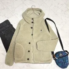 GYMPHLEX Ray BEAMS ボアブルゾン ジャケット 14 トープ M