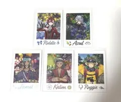 ツイステ展 カード 2年生 リドル アズール ジャミル カリム ラギー 5点