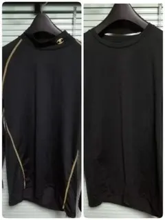 【2着】Champion トレーニングウェア 長袖 ブラック