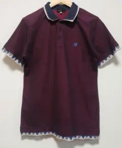 ⭐THE SHOP TK MIXPICE 鹿の子ポロシャツ 半袖 M 紫