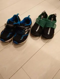 再お値下げ⭐︎男の子　瞬足スニーカー　イフミーウォーターシューズ　セット　18cm