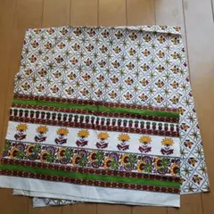 昭和レトロ花柄綿生地100×113シミあり