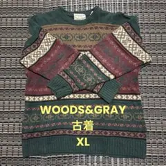 WOODS&GRAY ニットセーター XL