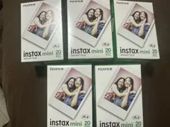 FUJIFILM instax mini フィルム 20枚入り×5