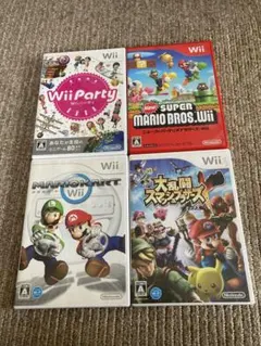 【Wii】p-5 ソフト セット スマブラ スーパーマリオ パーティ マリカー