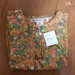 ☆再値下げ☆【タグ付き、未使用】ボンポワン　リバティ　ブラウス　長袖 2A