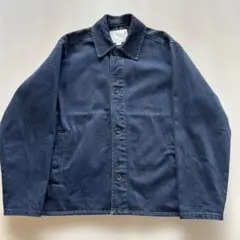ネイビー デニムジャケット ボタンアップのサムネイル