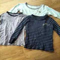 宇宙柄アンダーシャツ2枚110cm＆カブトムシ柄1枚セット 100cm