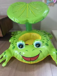 屋根付き浮き輪 カエル