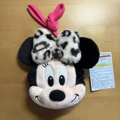ディズニーリゾート　ミニー　ショルダーバッグ　ポシェット　ヒョウ柄　レオパード