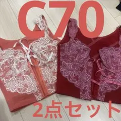 グラントイーワンズ ニッパービスチェ C70 LOVE 赤 - メルカリ