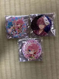 すとぷり さとみくん ころんくん 缶バッジ