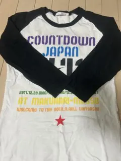 【お洒落】COUNTDOWN JAPAN 11/12 ⭐︎ラグランTシャツ　七分袖