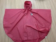 ミニーマウス　ポンチョ 赤　Mサイズ