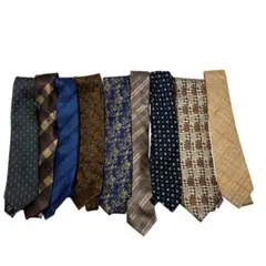 ネクタイ　9本セット　まとめ売り　ビジネス　カジュアル　フォーマル　メンズ　柄
