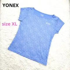 YONEX メランジ ドライ 半袖 Tシャツ ブルー XLサイズのサムネイル