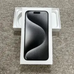 【iPhone15Proホワイトチタニウム256GB空箱】