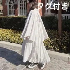 【美品】 muguet バックプリーツエンジェルトレンチコートのサムネイル