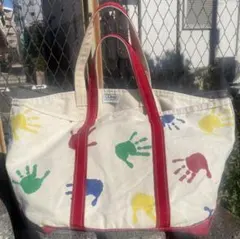 エルエルビーントートバッグ　手形　足跡　肉球パターン　90s 数量限定　レア