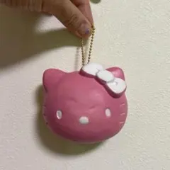 ハローキティピンク スクイーズ キーホルダー