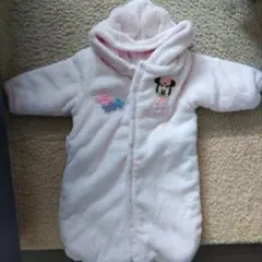 ミニーマウス フリースおくるみ ピンク