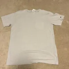 Champion グレー Tシャツ Lサイズ ポケット付き