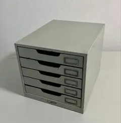 OS レターケース　スチール製　書類入れ 収納 レトロ　5段