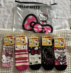 キティーちゃん靴下　5足セット　Hello Kitty サンリオ　日本製