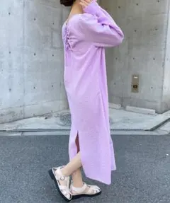 定価6600円　新品タグ付　 Meli rich バックドロストワンピース
