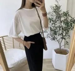 blate シアーメッシュTee タグ付き　アイボリー