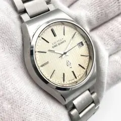 【稼働】SEIKO KING QUARTZ 腕時計 メンズ 新品電池 デイト